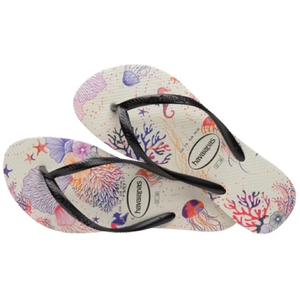 🧜‍♀️HOST PICK 🔱 Havaianas Slim Seabed Flip Flop Sandal, SAND GREY, Sz 11/12, NWT - Picture 4 of 10